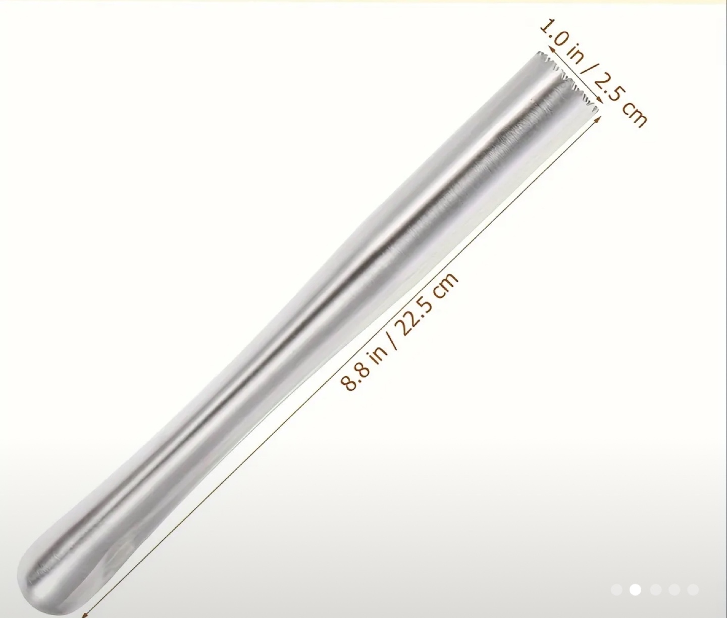 Stainless Steel Cocktail Muddler - photo 2