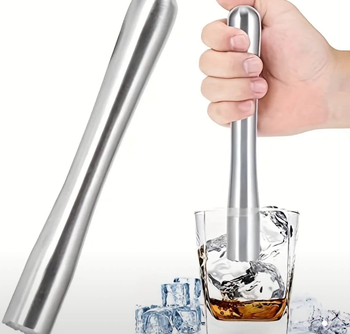 Stainless Steel Cocktail Muddler - photo 4