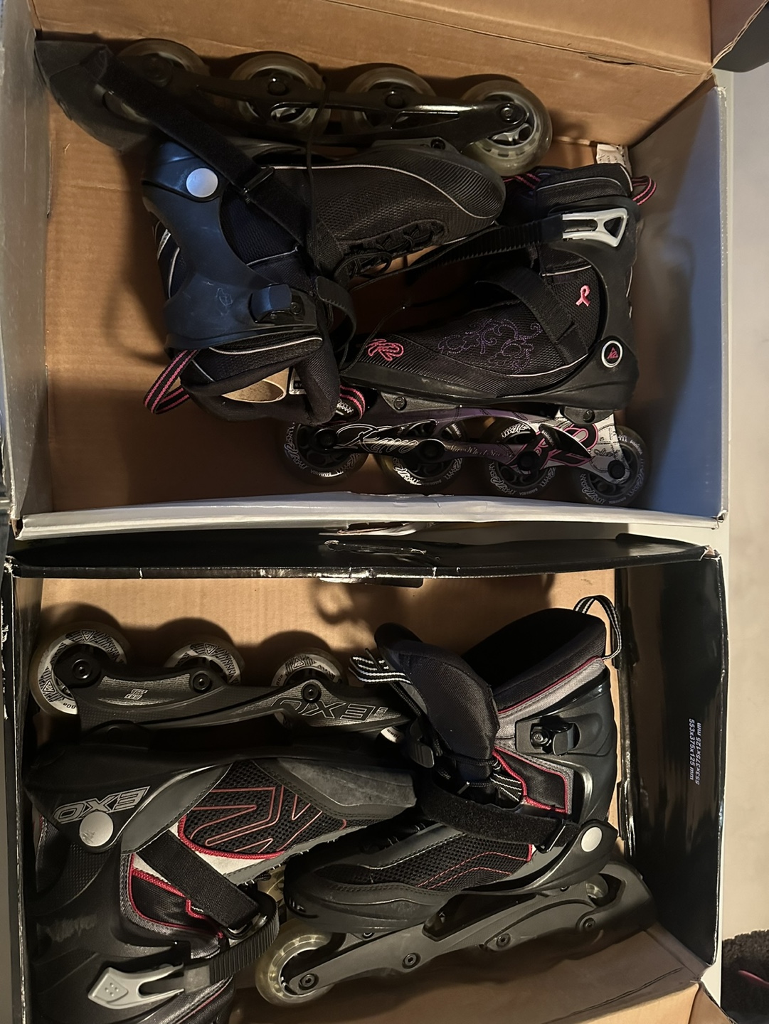 2 Pairs of Rollerblades