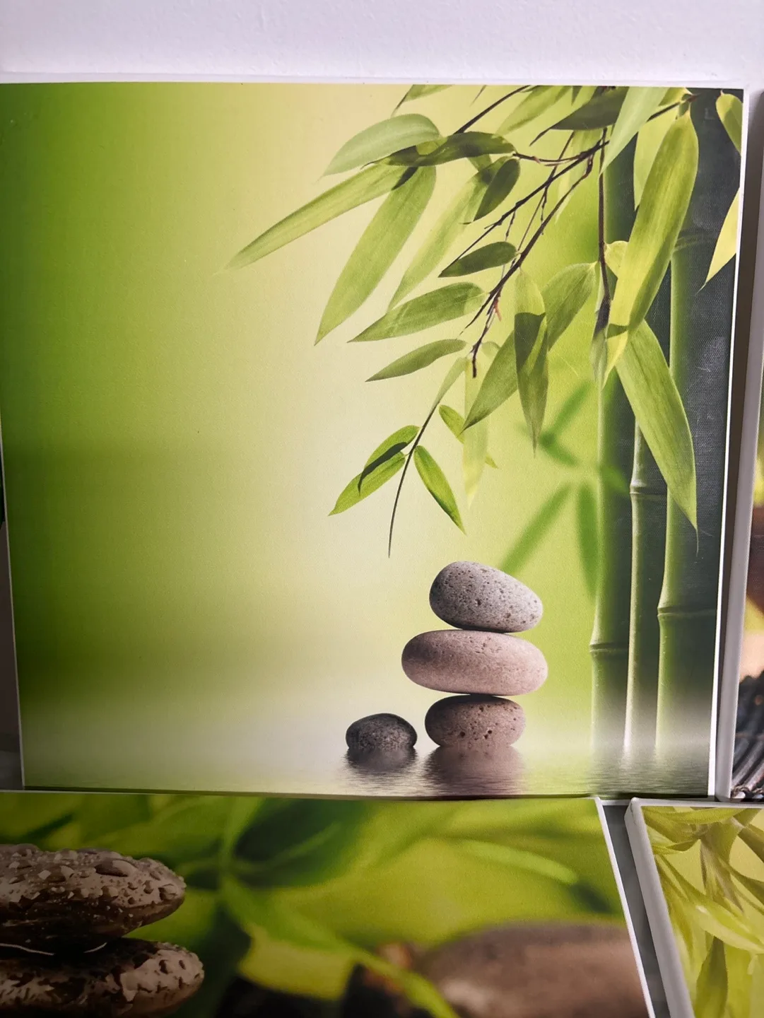 Set of 4 Zen/Spa Themed Canvas Wall Art Prints image indicator(2)