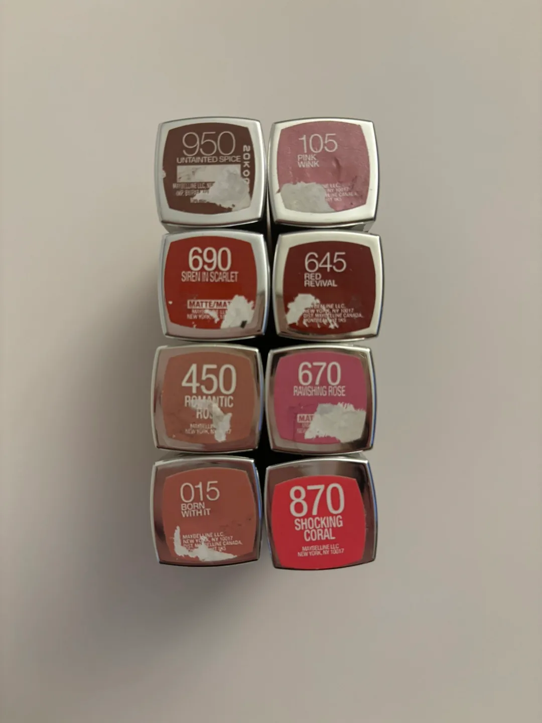 Lot of 8 Maybelline Lipsticks image indicator(3)