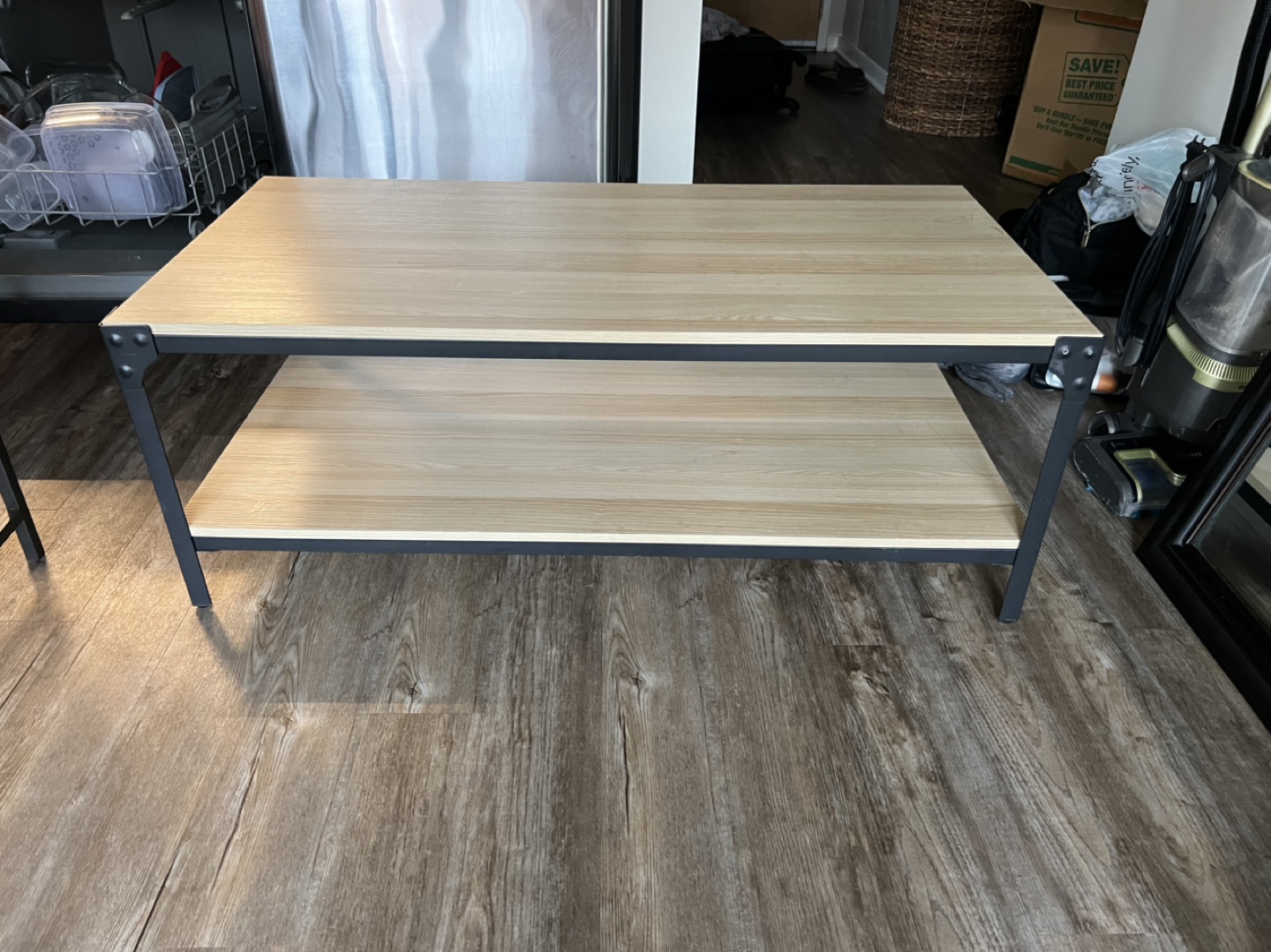 Coffee Table with Shelf - photo 2