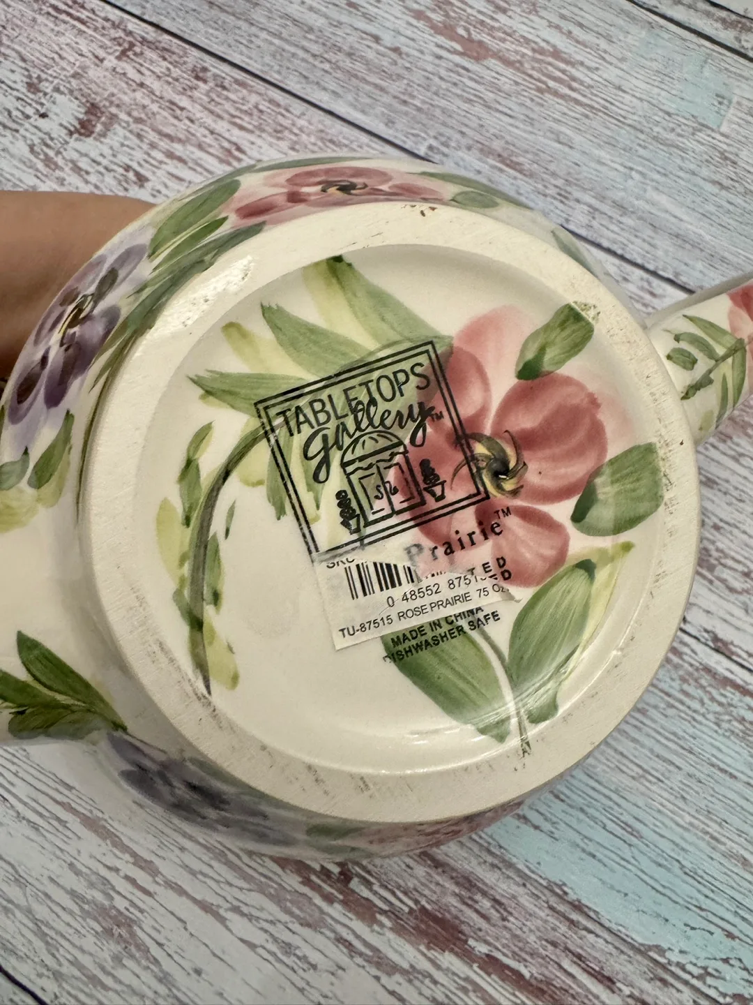 🥕 Big Floral Teapot, never used image indicator(8)