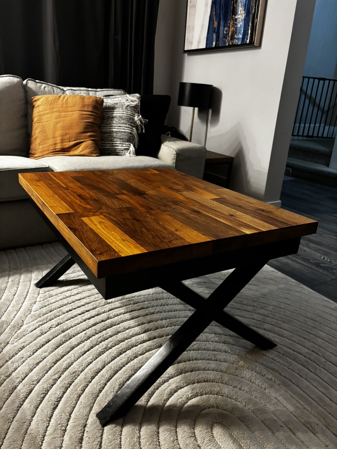 Rustic Walnut Coffee Table - photo 3