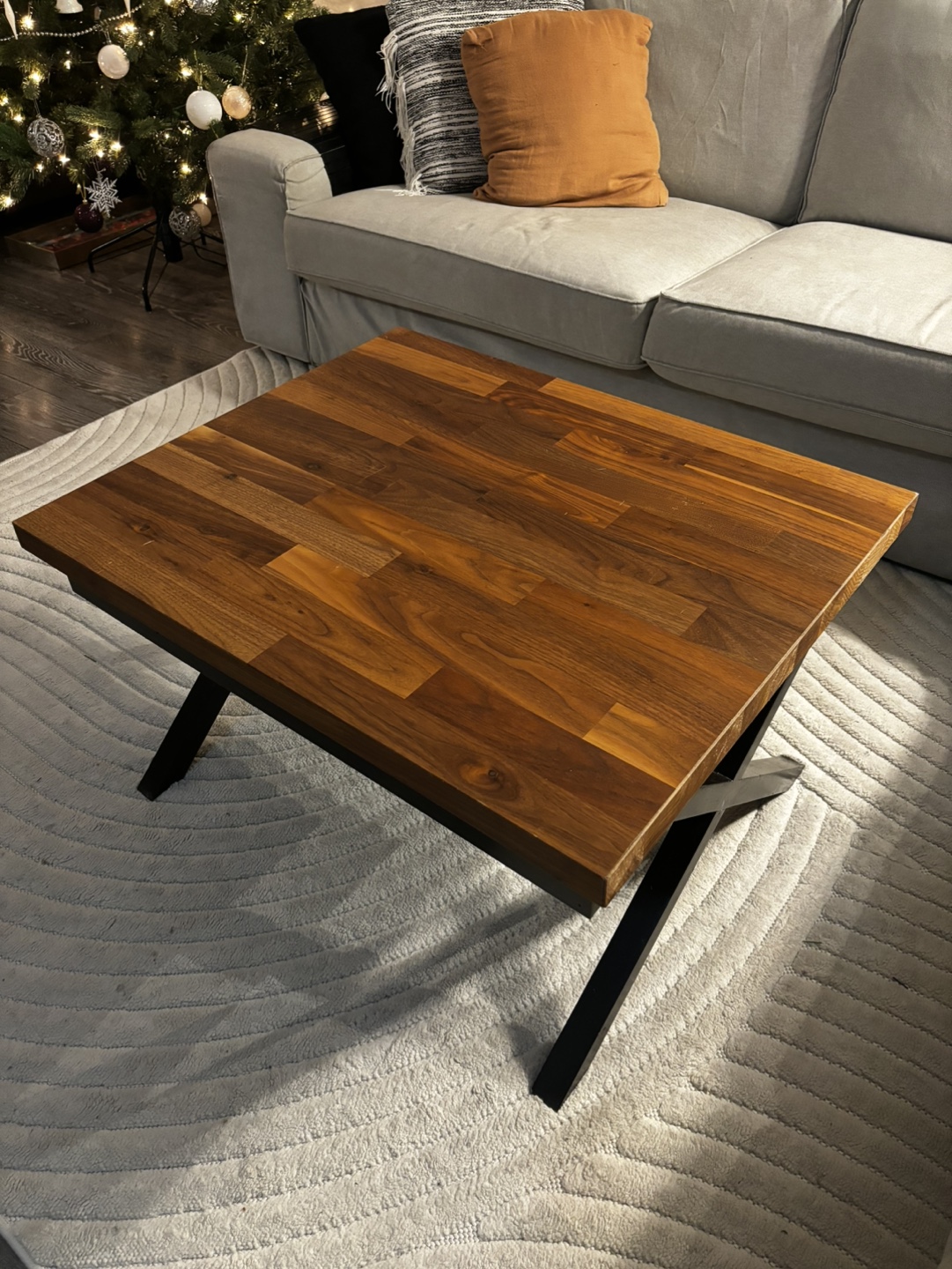 Rustic Walnut Coffee Table - photo 4