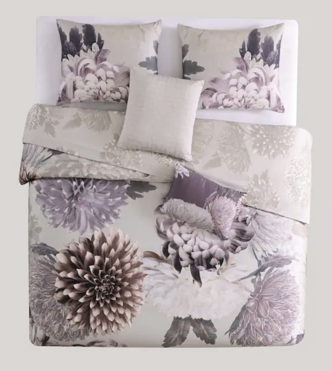 NEW Bebejan Bloom KING Cotton 5-Piece Reversible Comforter Set - photo 5