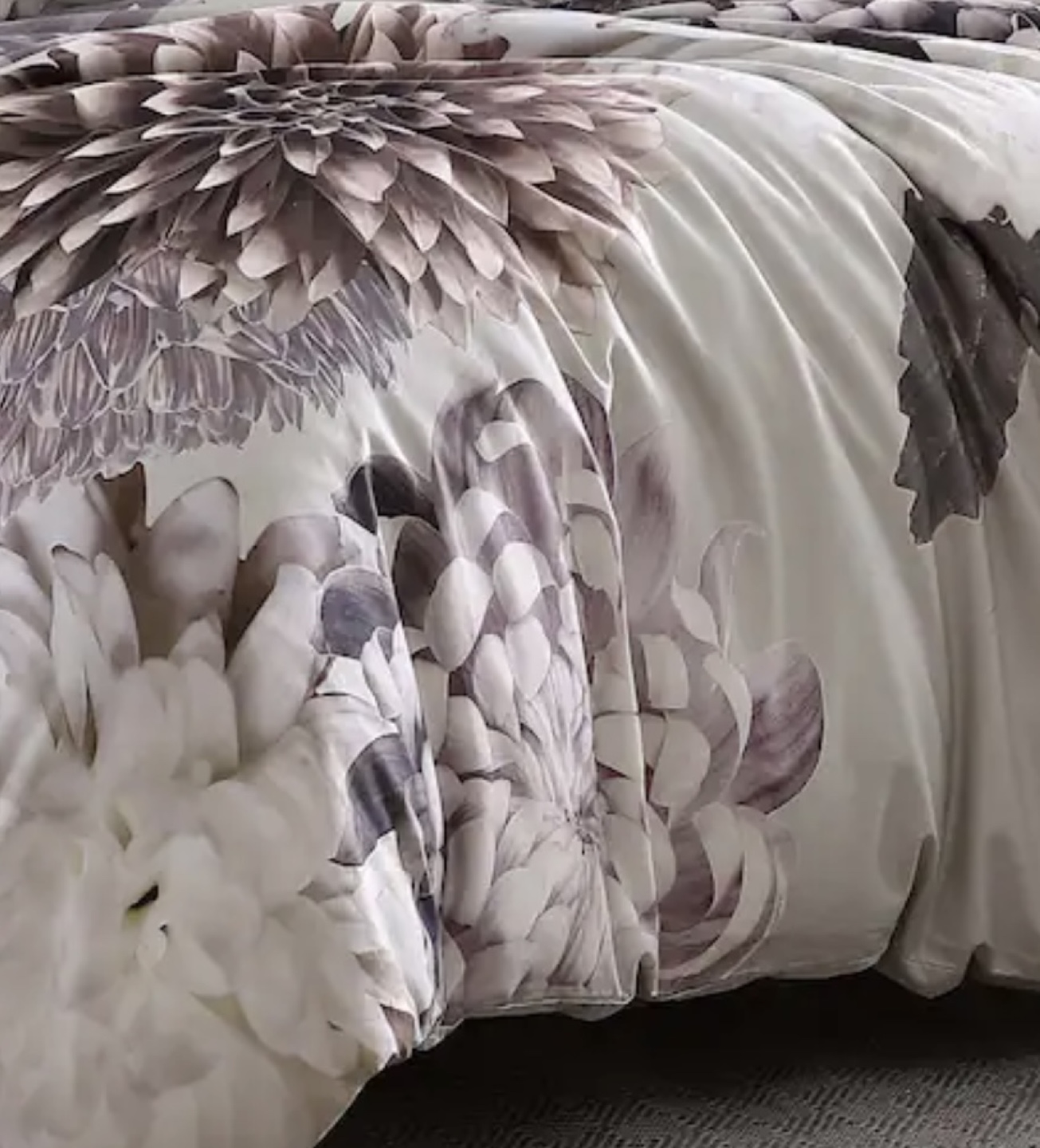 NEW Bebejan Bloom KING Cotton 5-Piece Reversible Comforter Set - photo 3