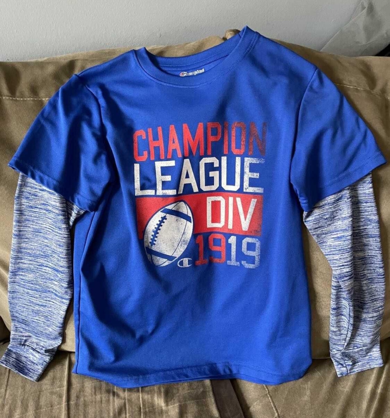 Champion Long Sleeve T-Shirt Size L
