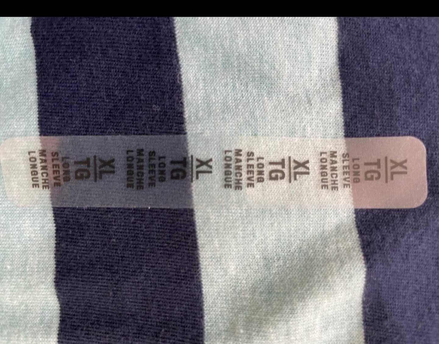 New! Long Sleeve Striped T-Shirt - Size XL - photo 2