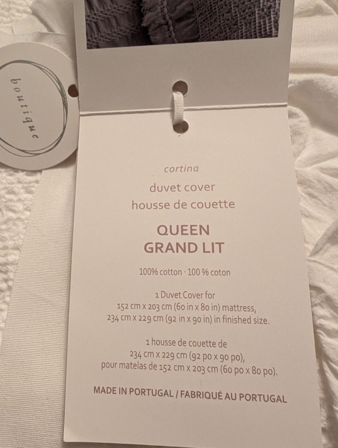 Cortina Queen Duvet Cover - photo 2