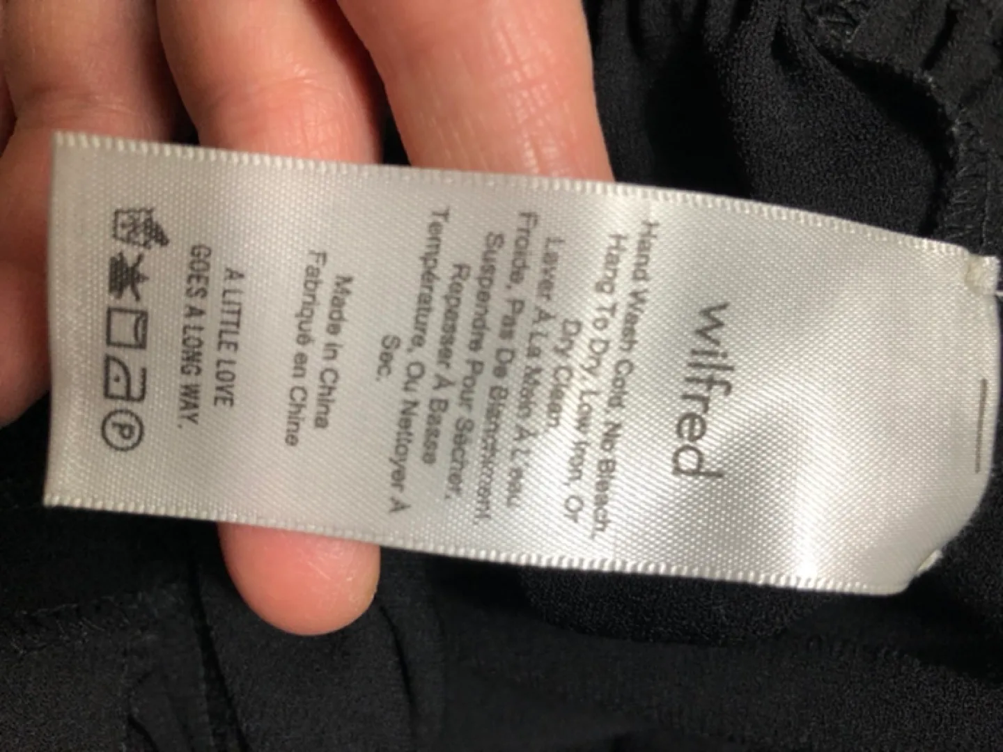 Wilfred Aritzia Black Ruffle Jumpsuit Size S image indicator(5)