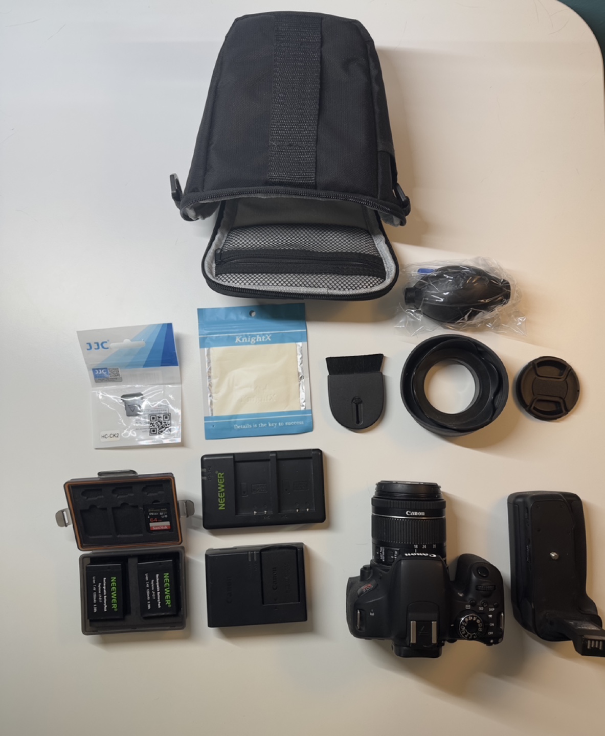 Canon EOS Rebel T7i DSLR Camera with Accessories