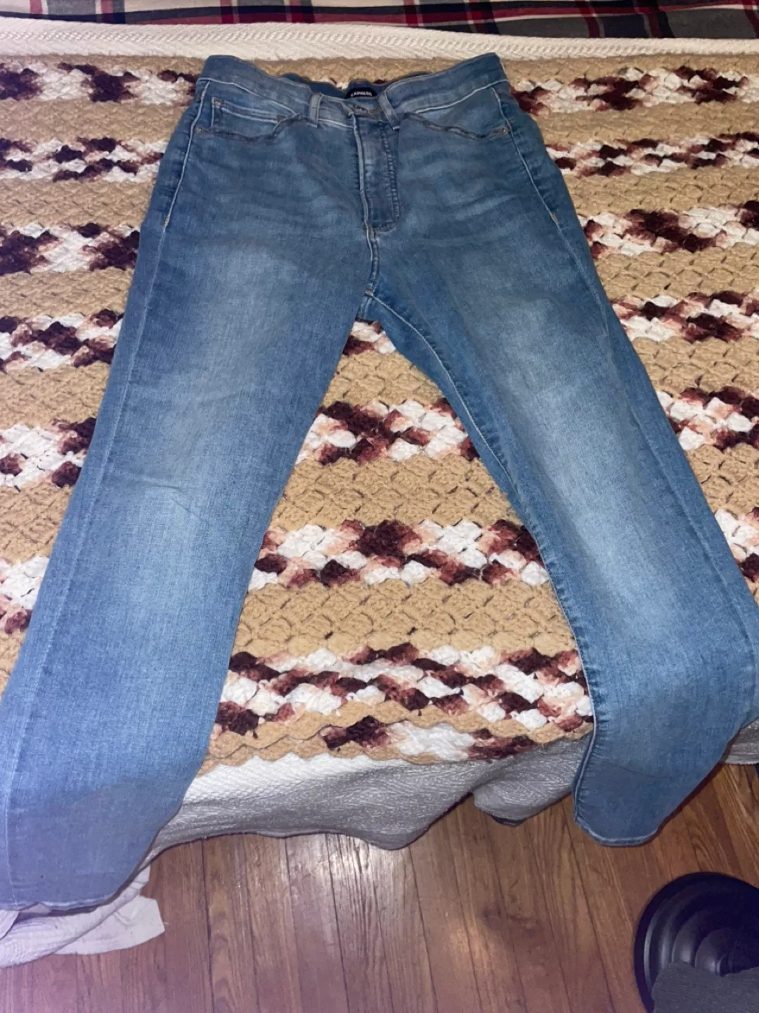 Express High Rise Skinny Jeans thumbnail