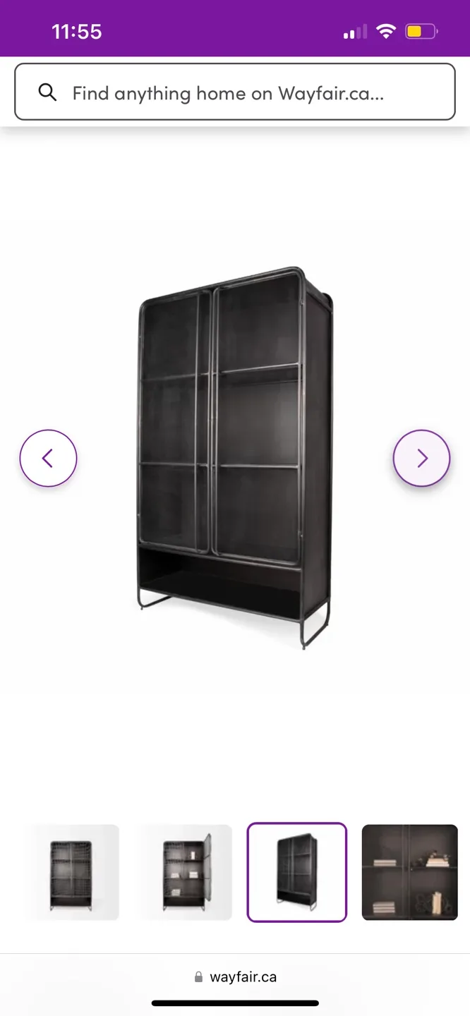 Black Metal Cabinet image indicator(4)