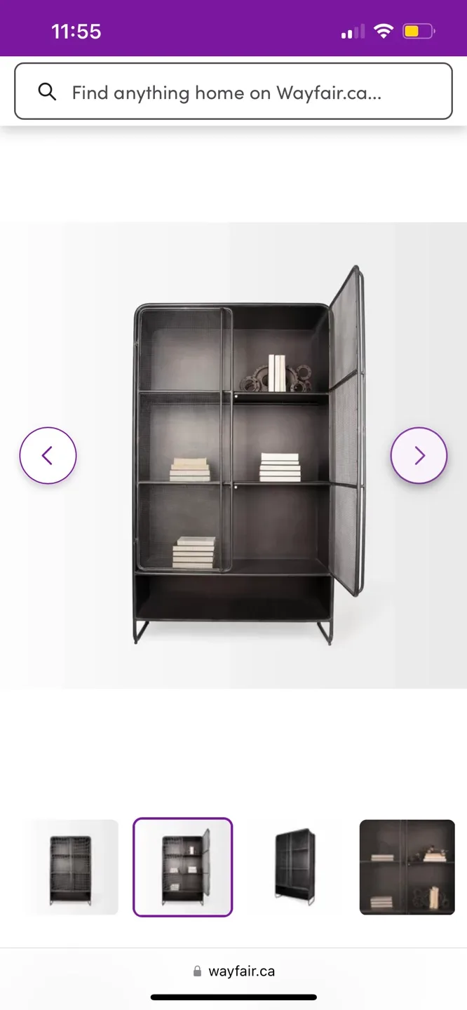 Black Metal Cabinet image indicator(5)