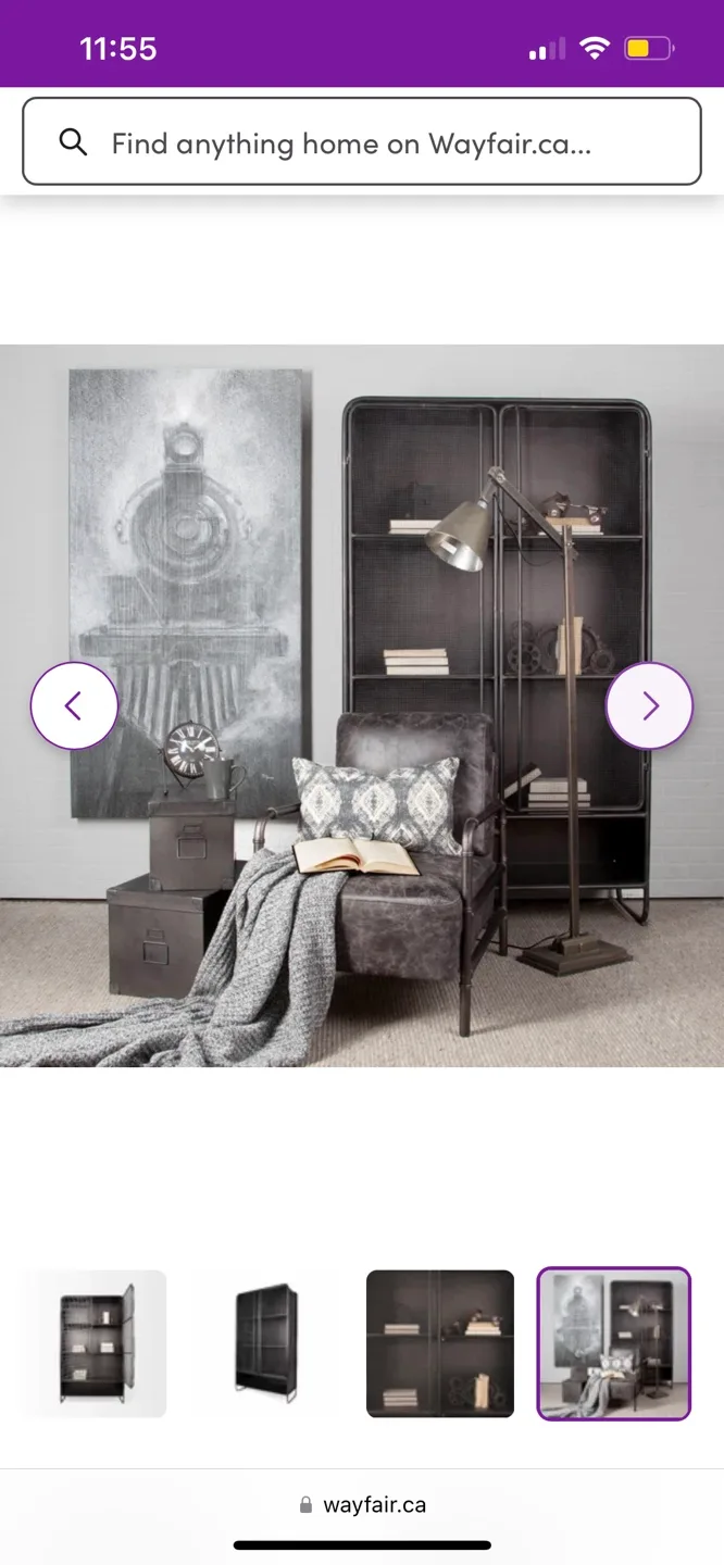 Black Metal Cabinet image indicator(3)