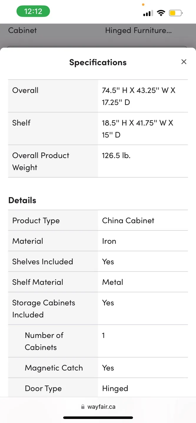 Black Metal Cabinet image indicator(6)