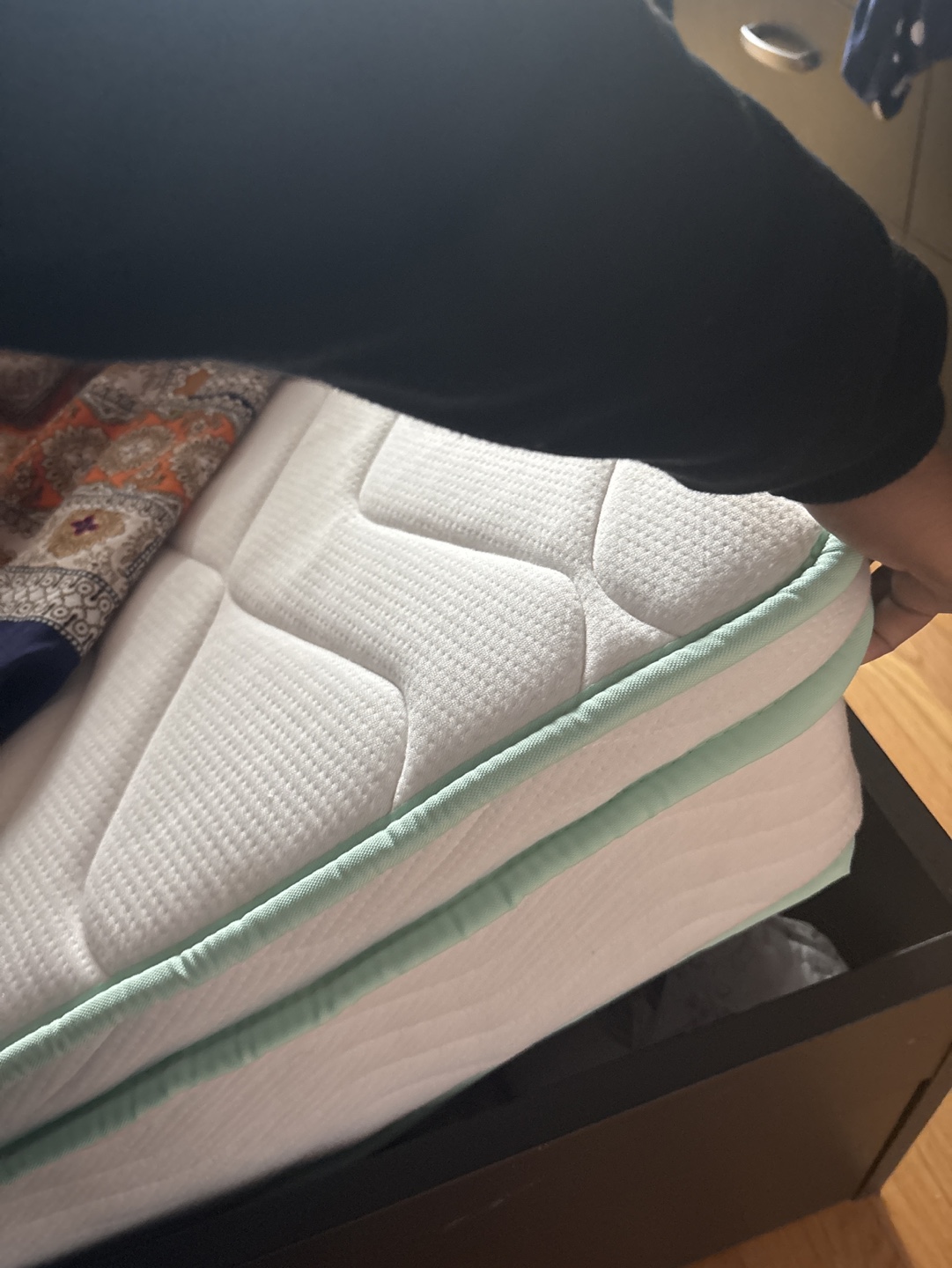 Full size bed frame and mattress firm - photo 4