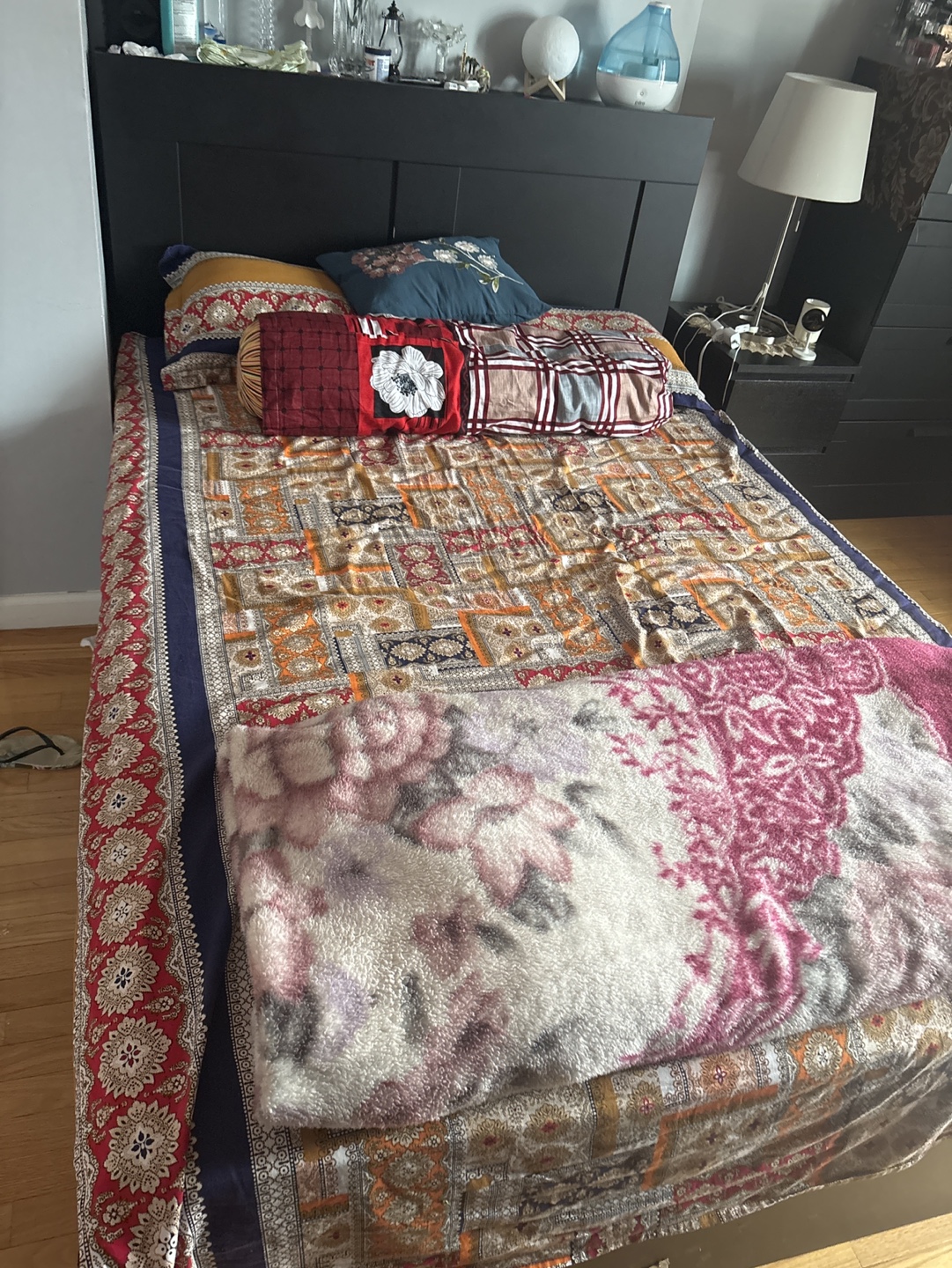 Full size bed frame and mattress firm