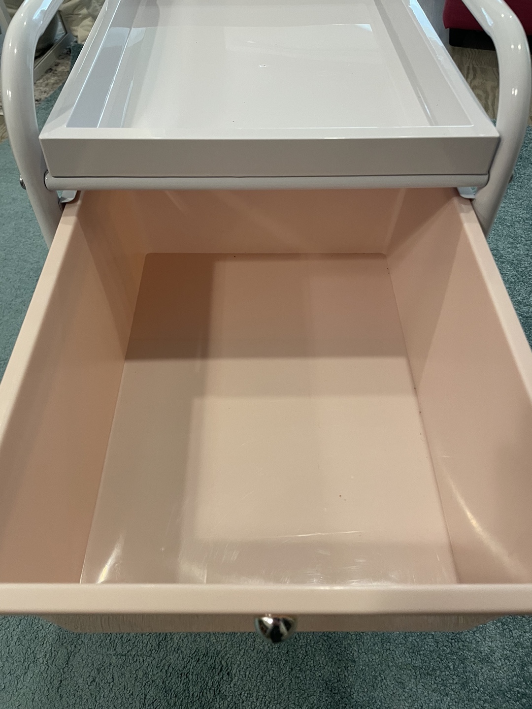 Pink Three Drawer Cart - photo 2