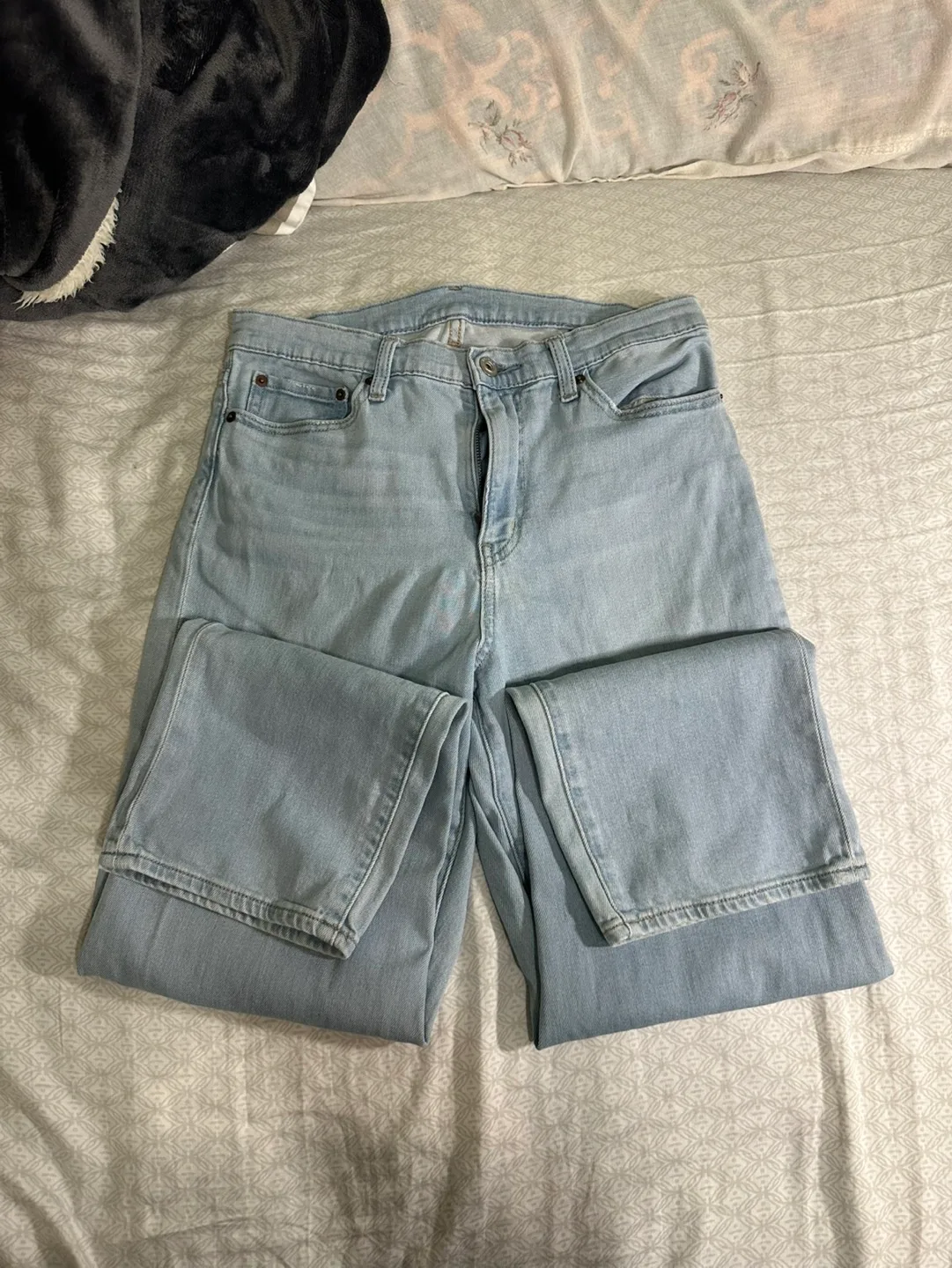 UNIQLO Light Wash Jeans image indicator(2)