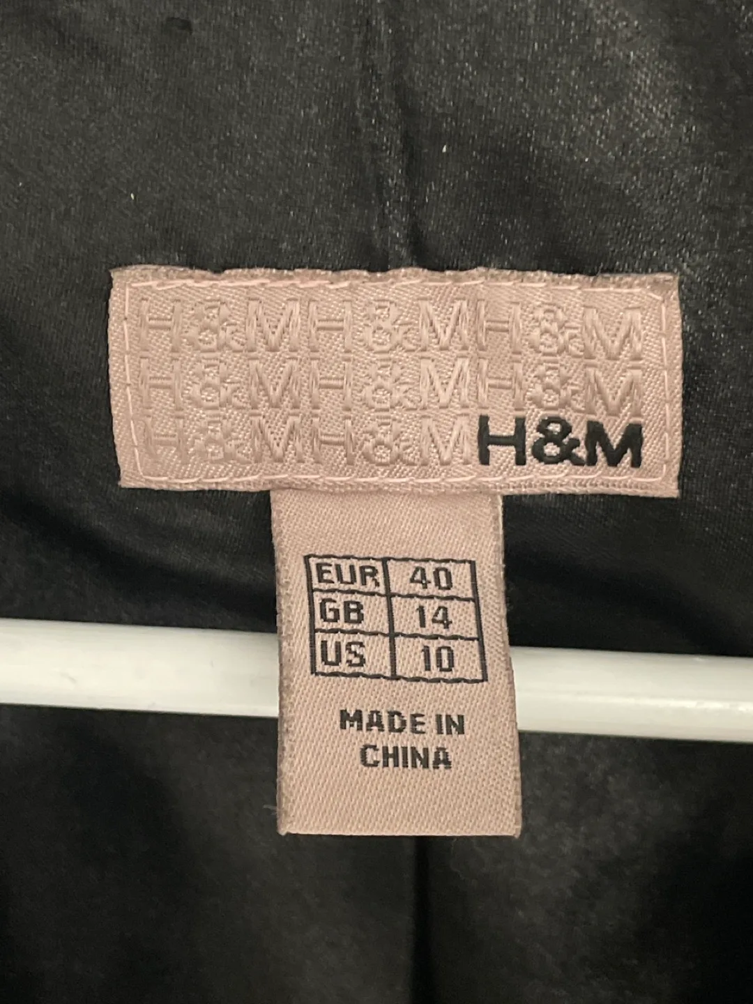 Black Leather Jacket with Knit Collar and Cuffs image indicator(5)