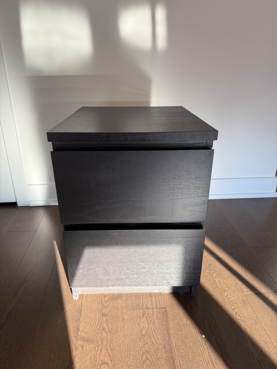 Two IKEA MALM Nightstands