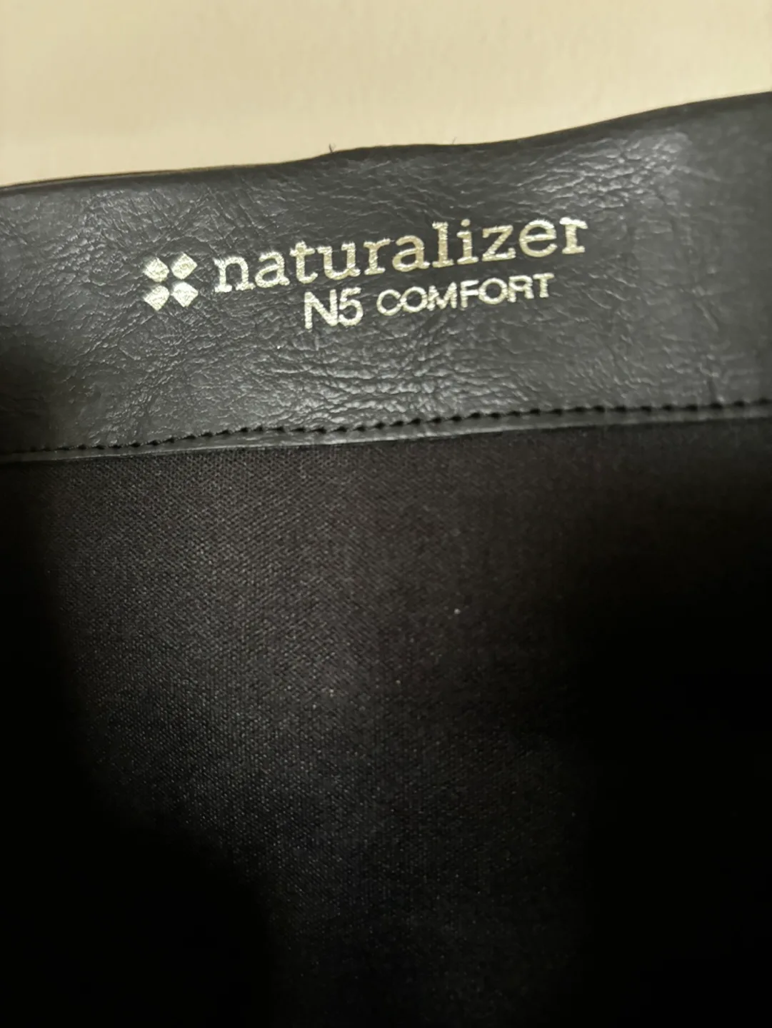 Naturalizer Black Leather Knee High Boots image indicator(4)