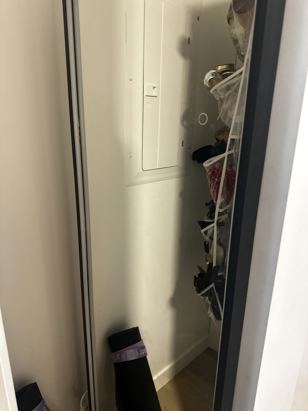 Full-Length Mirror with Black Frame