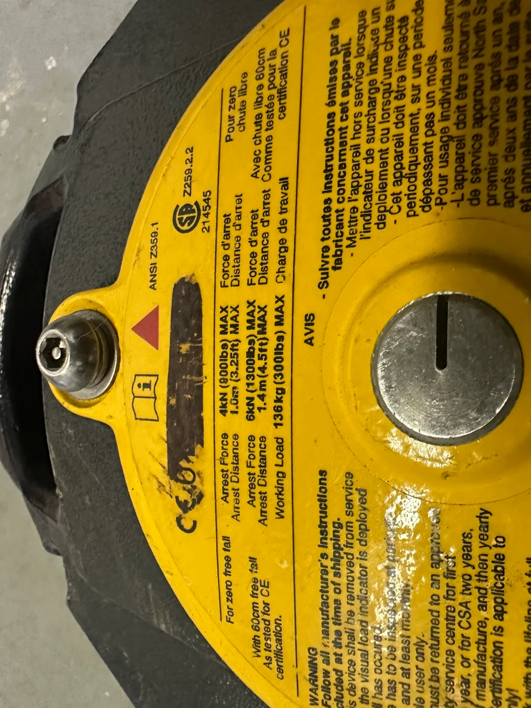 North by Honeywell Fall Arrest Retractable Lifeline image indicator(5)