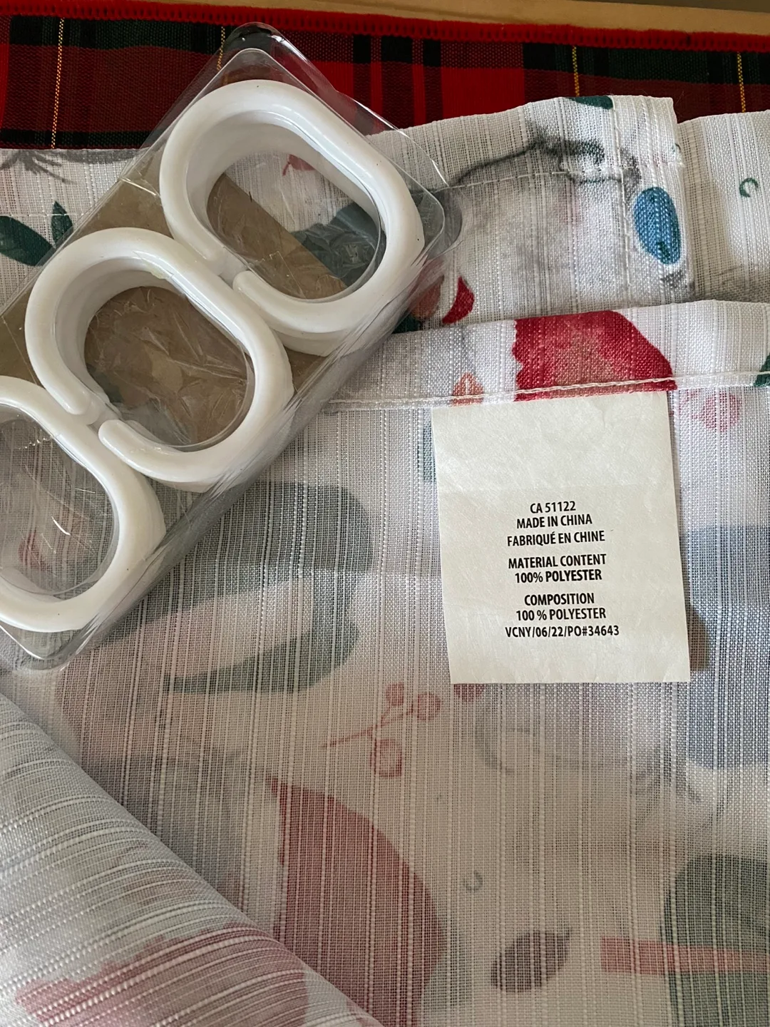 “NEW” Gnome Shower Curtain with rings image indicator(3)