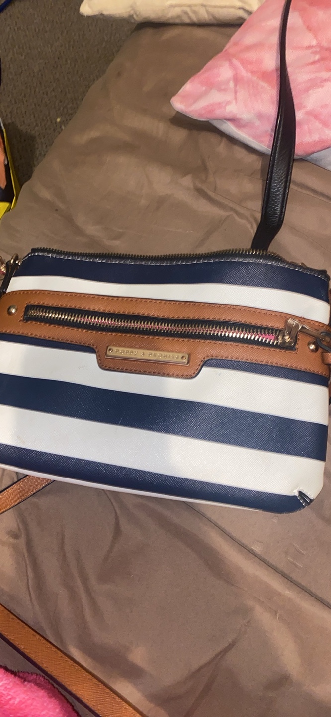 Poppy & Peonies Striped Crossbody Bag - photo 4