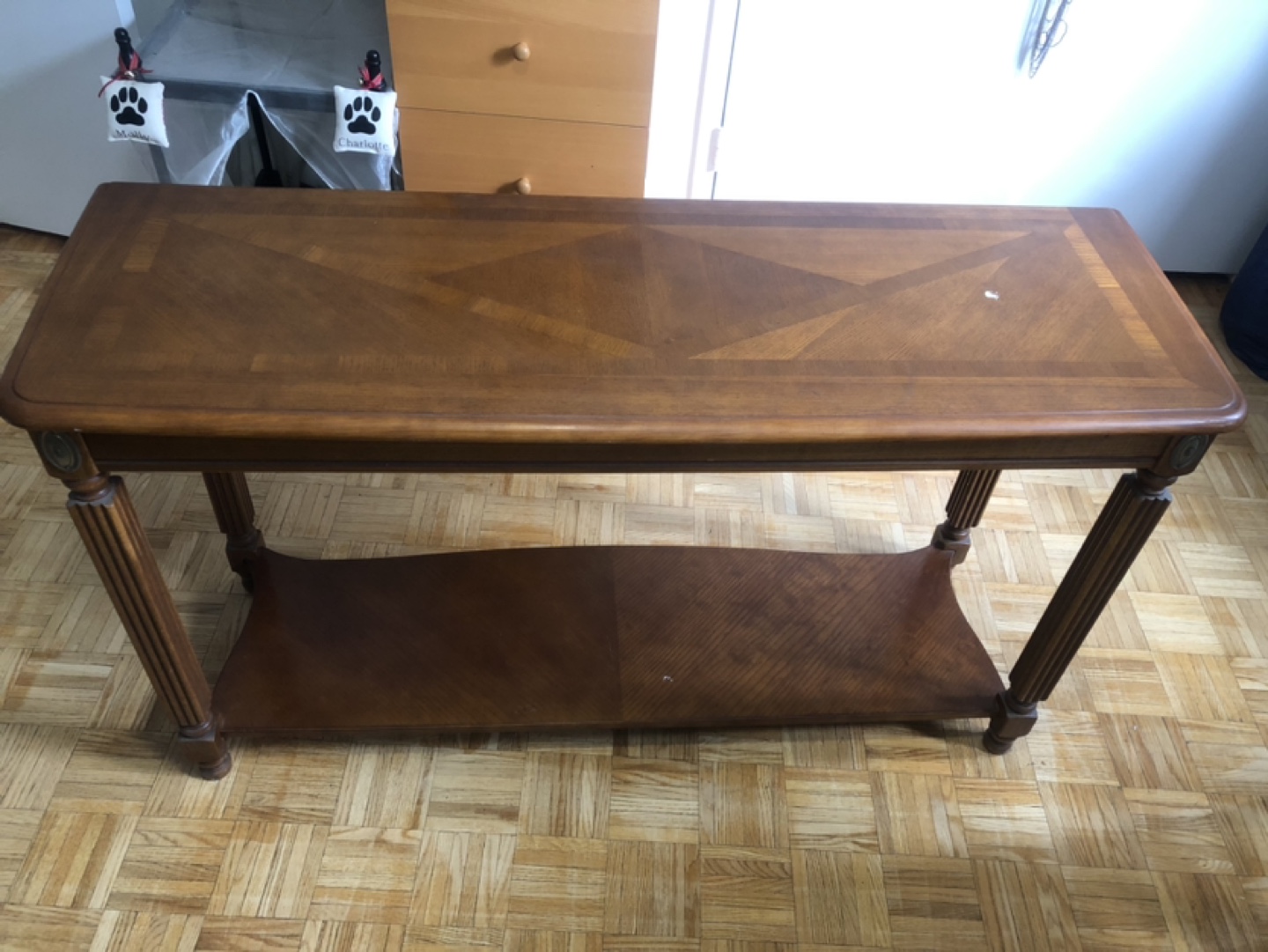 Solid Wood Console Table - photo 2