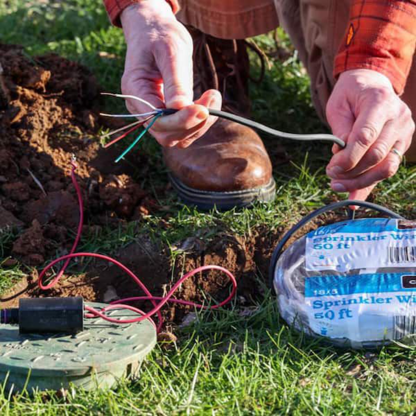 100ft 5 Conductor 18 Gauge Sprinkler Wire - photo 2