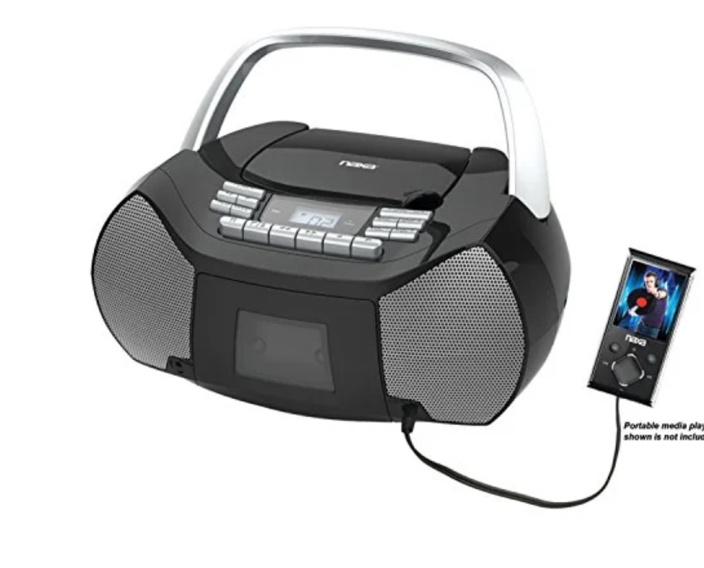 Naxa NPB-268 Portable CD/Cassette Boombox - photo 3