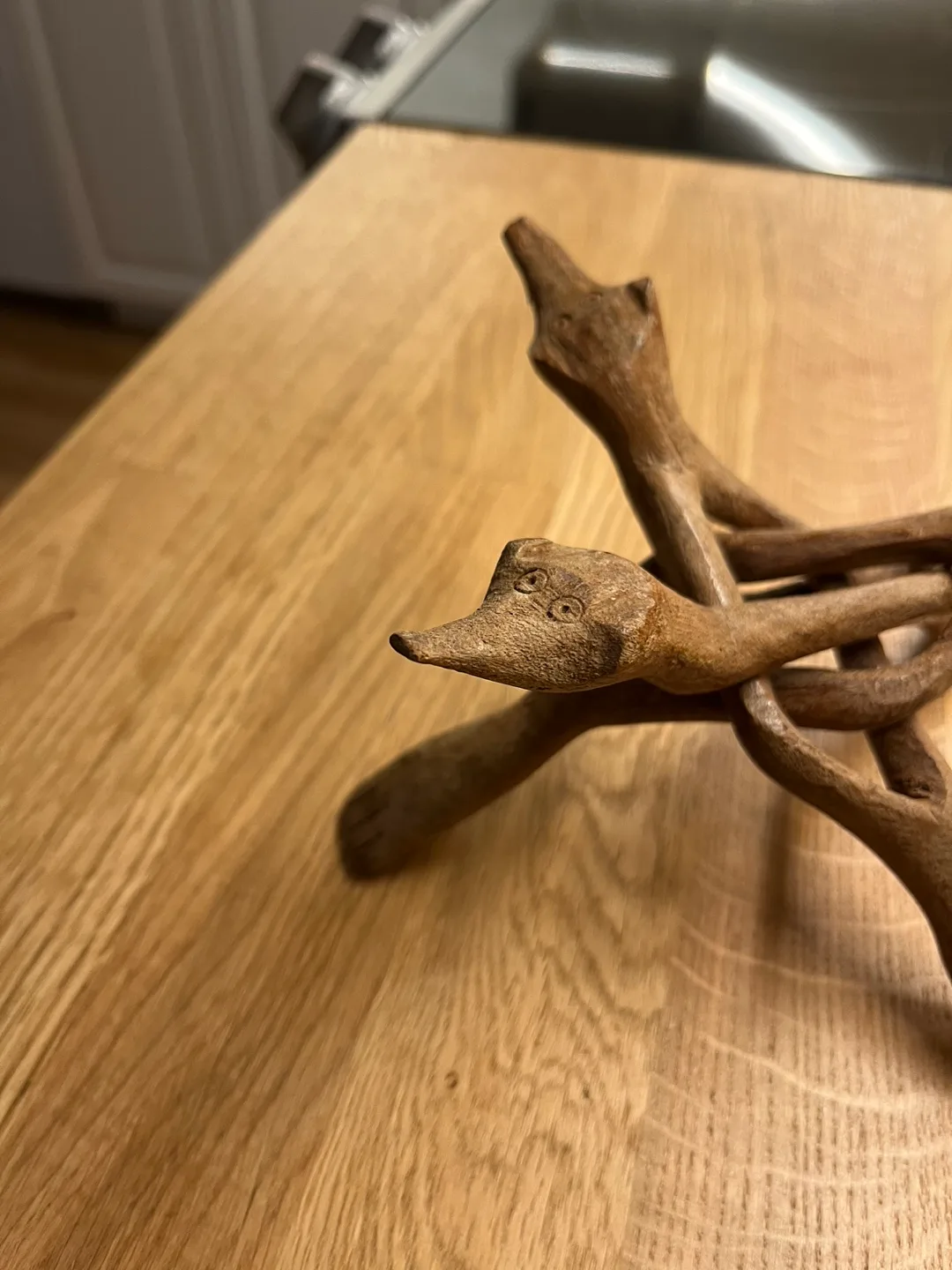 Handmade Carved Wood Art image indicator(3)