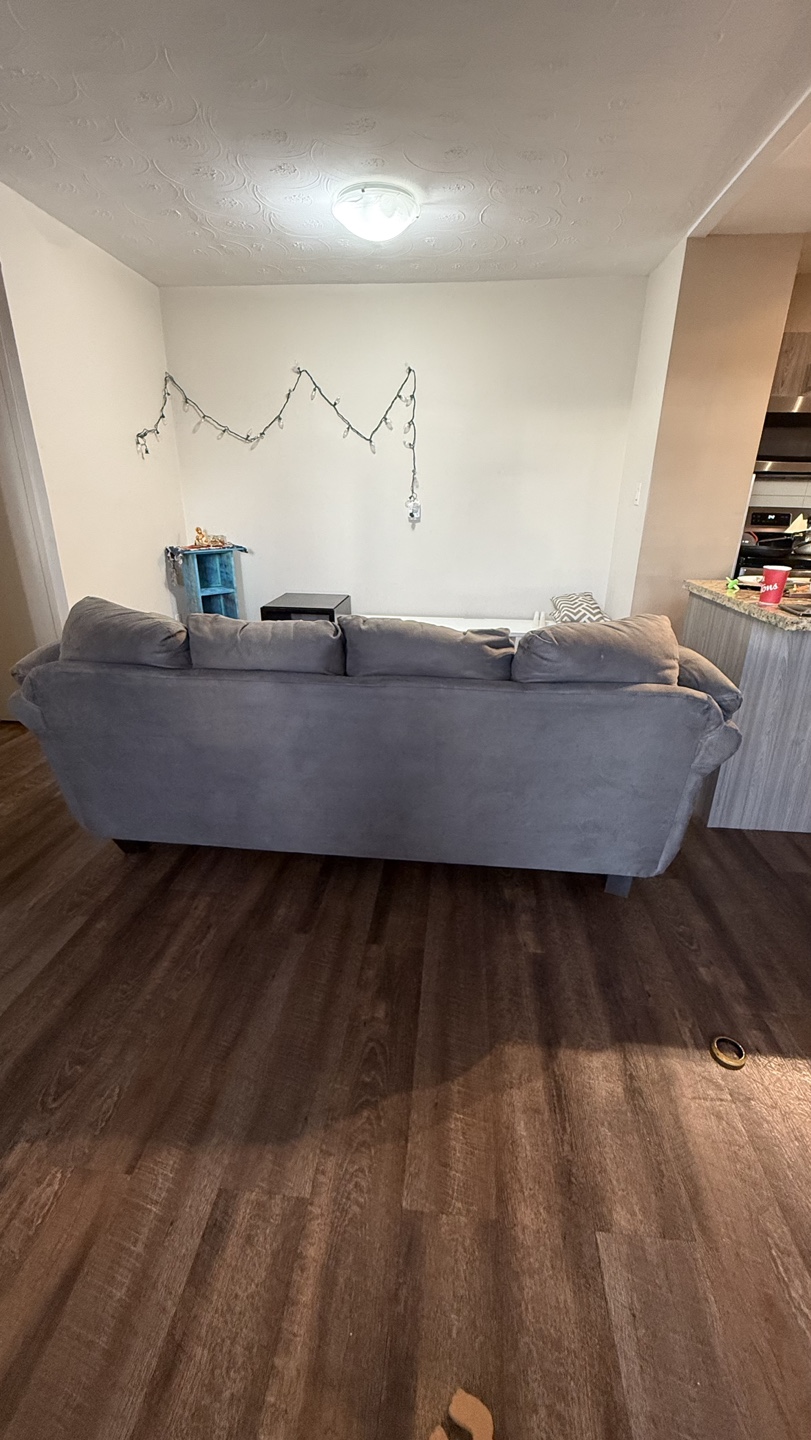 Grey Suede Sofa - photo 5