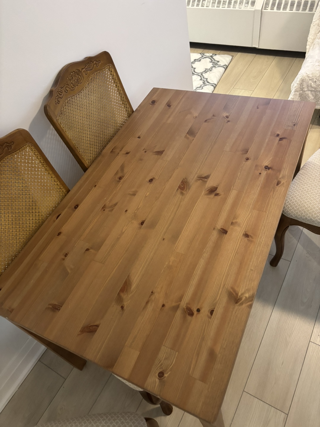 Wooden Table and Chairs Set - photo 3