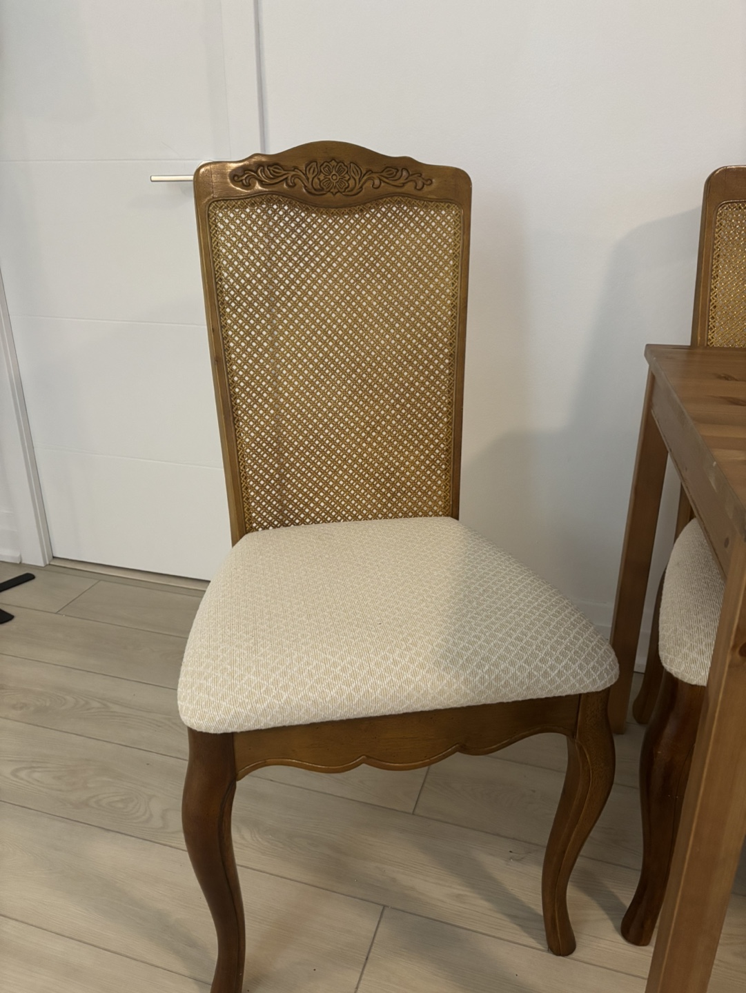 Wooden Table and Chairs Set - photo 2