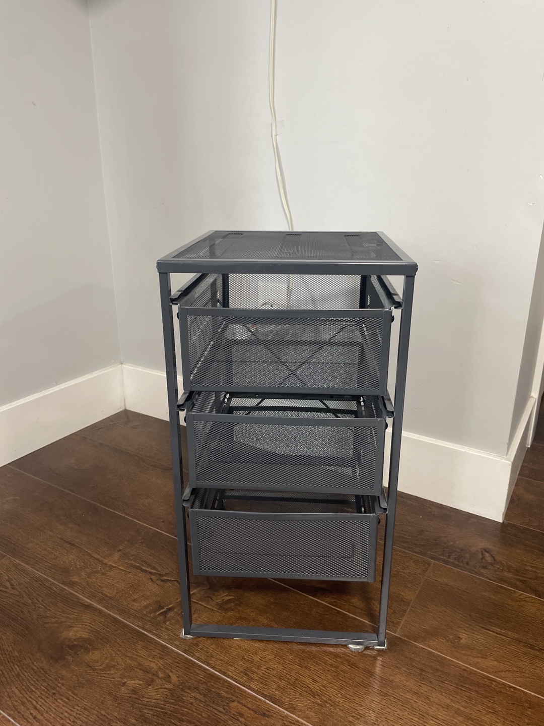 3-Tier Metal Rolling Storage Cart