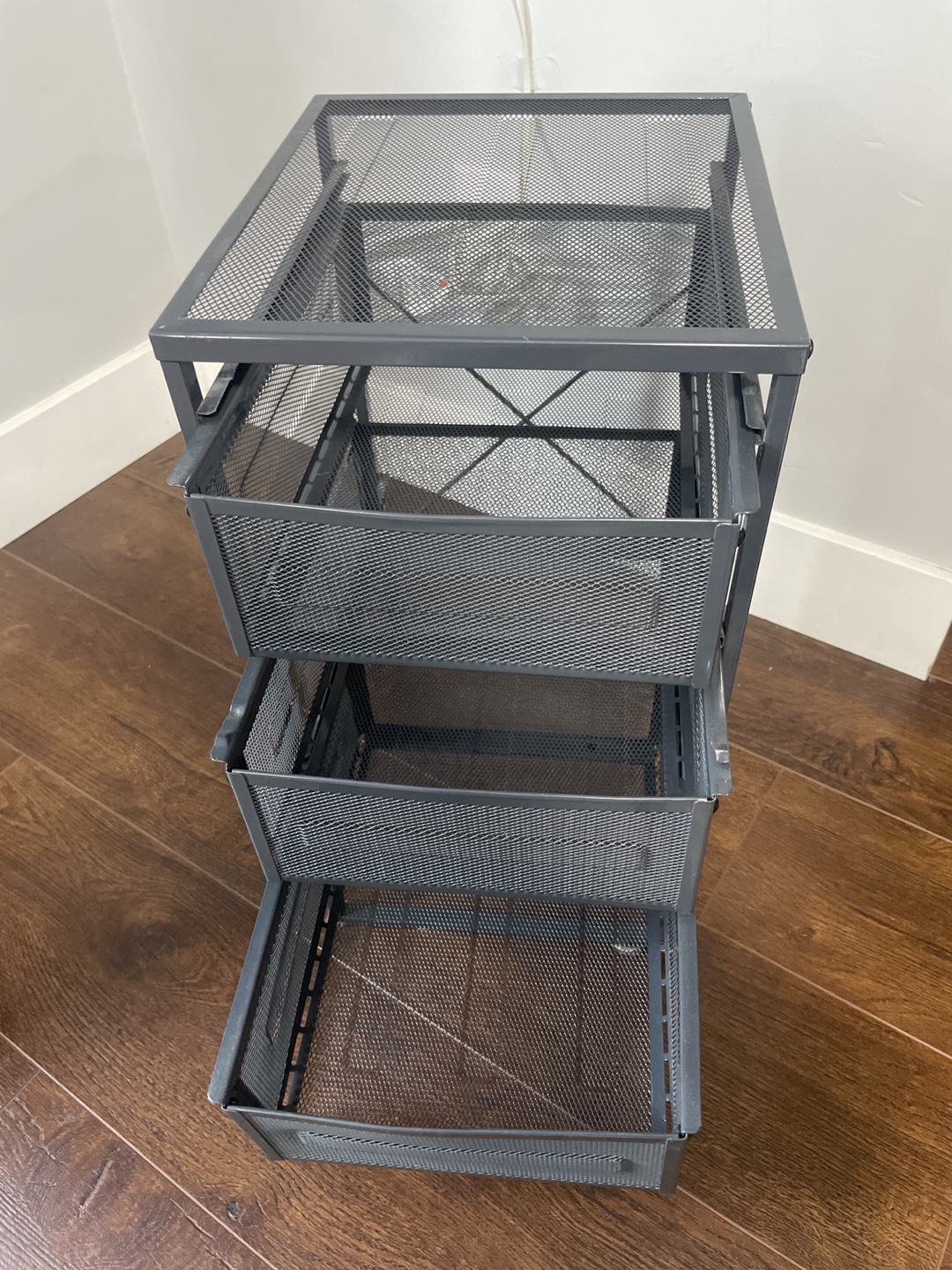 3-Tier Metal Rolling Storage Cart - photo 2