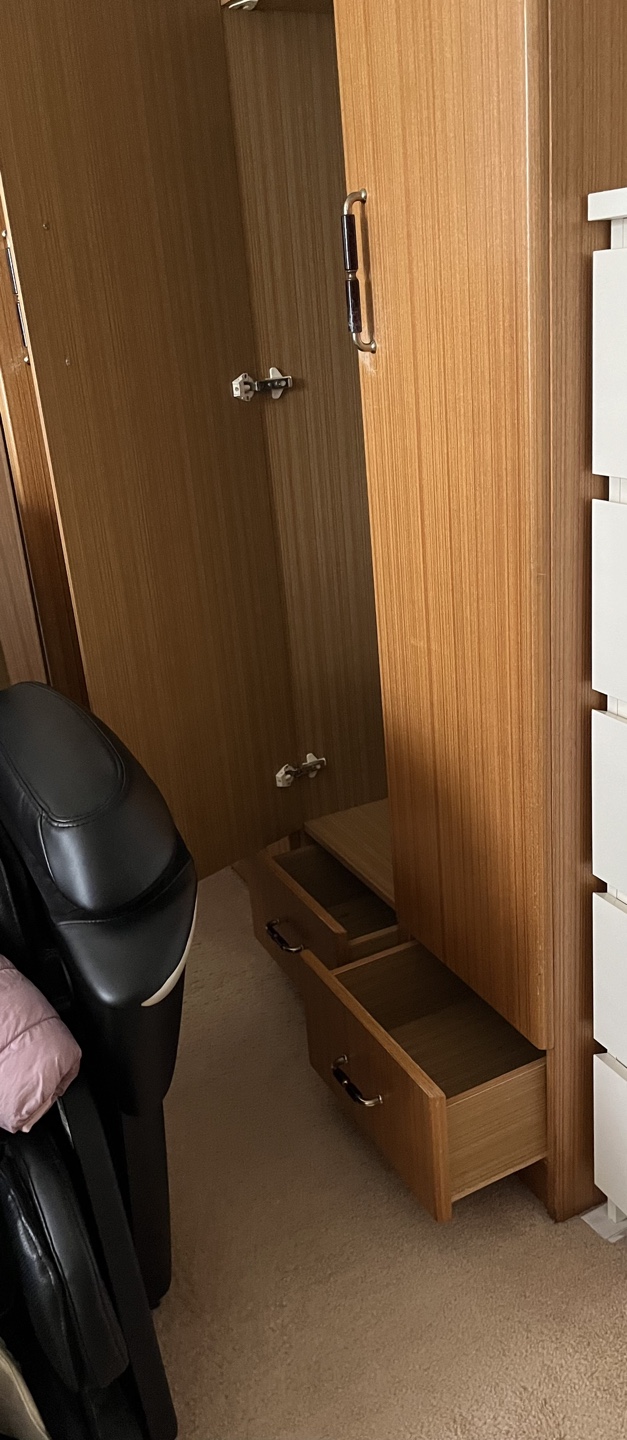 Two Large Wooden Wardrobe with Drawers - photo 3