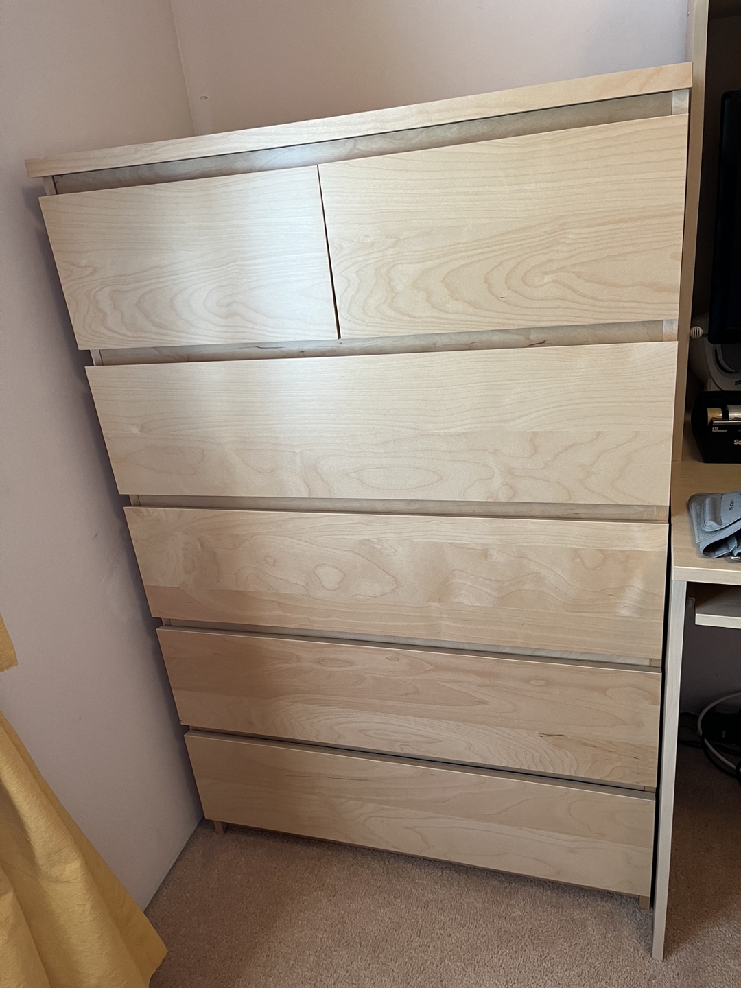 IKEA MALM 6-drawer Dresser
