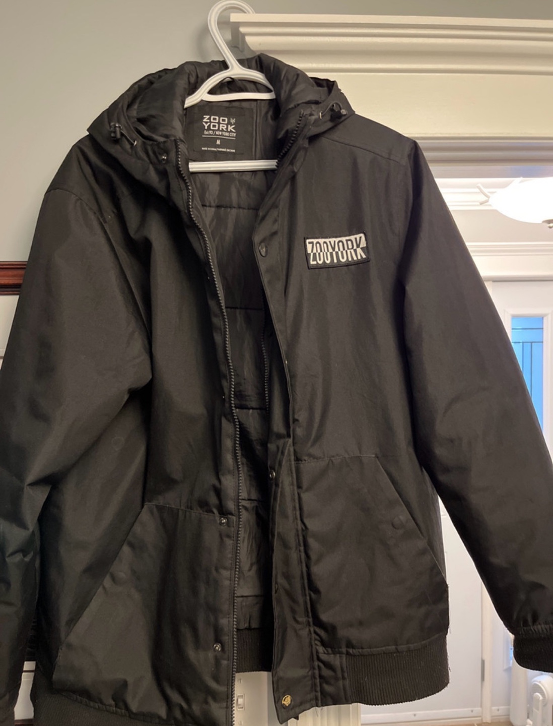 Zoo York Men's Black Puffer Jacket Size M