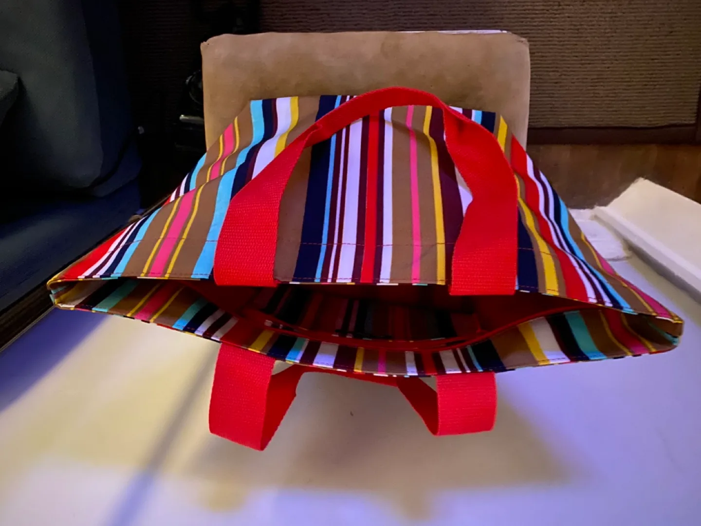 Holt Renfrew Striped Tote Bag image indicator(3)