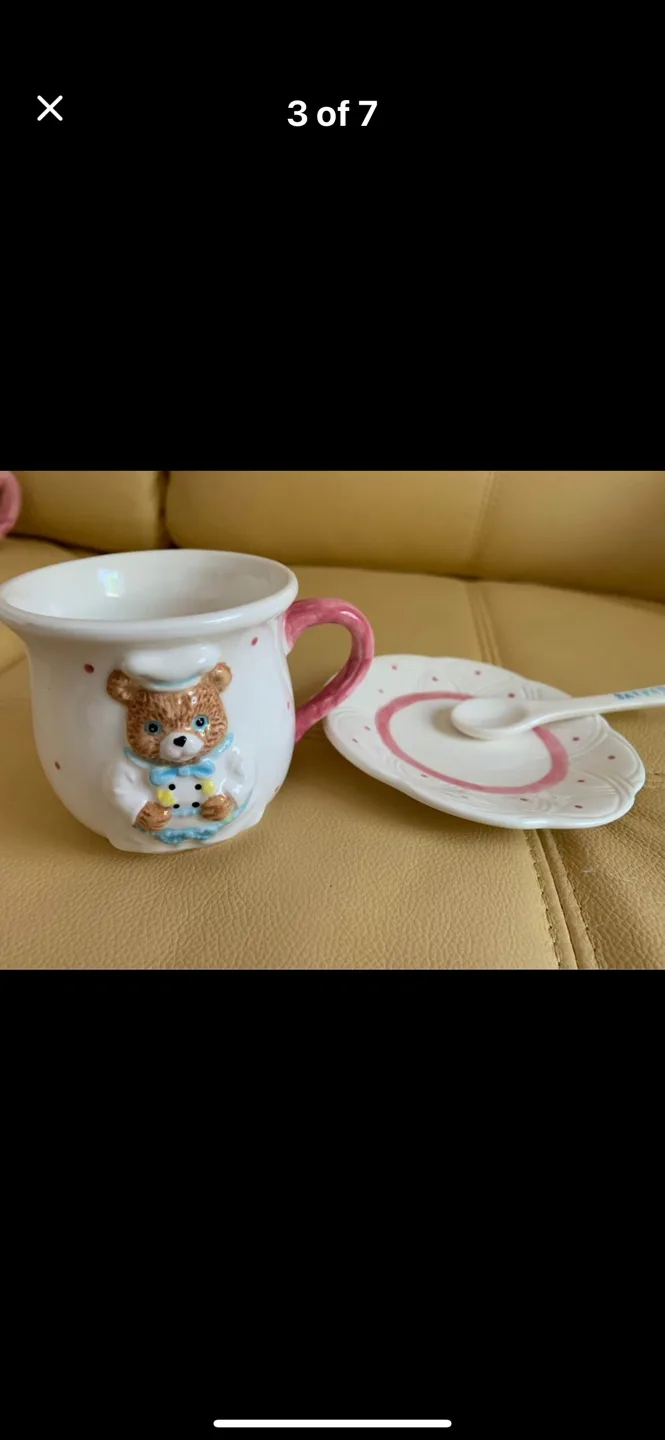 Vintage Teddy Bear Tea Set 17 Piece image indicator(5)