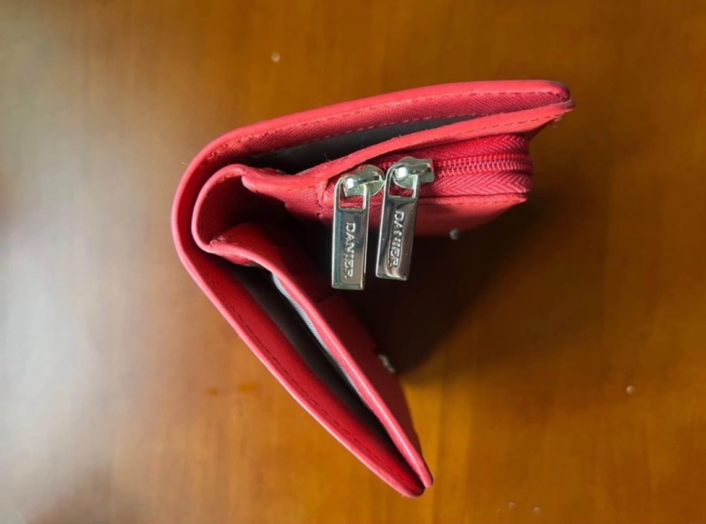 Danier Pink Leather Wallet - photo 3