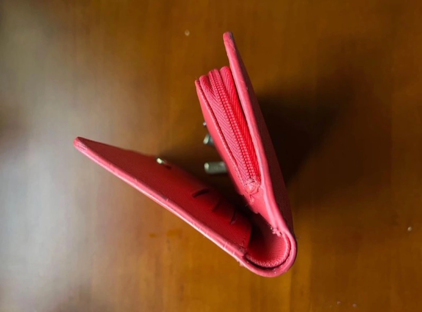 Danier Pink Leather Wallet - photo 4