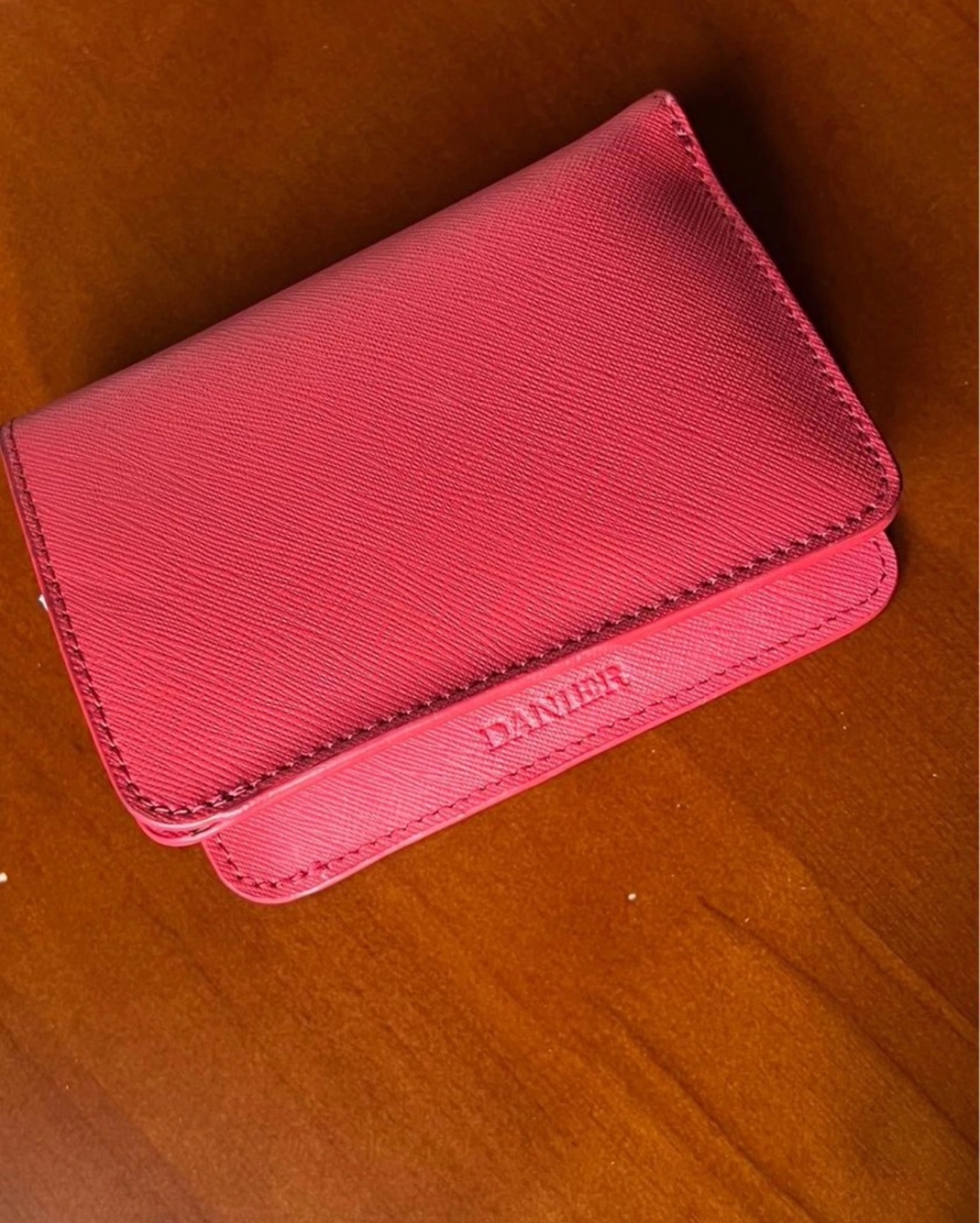 Danier Pink Leather Wallet