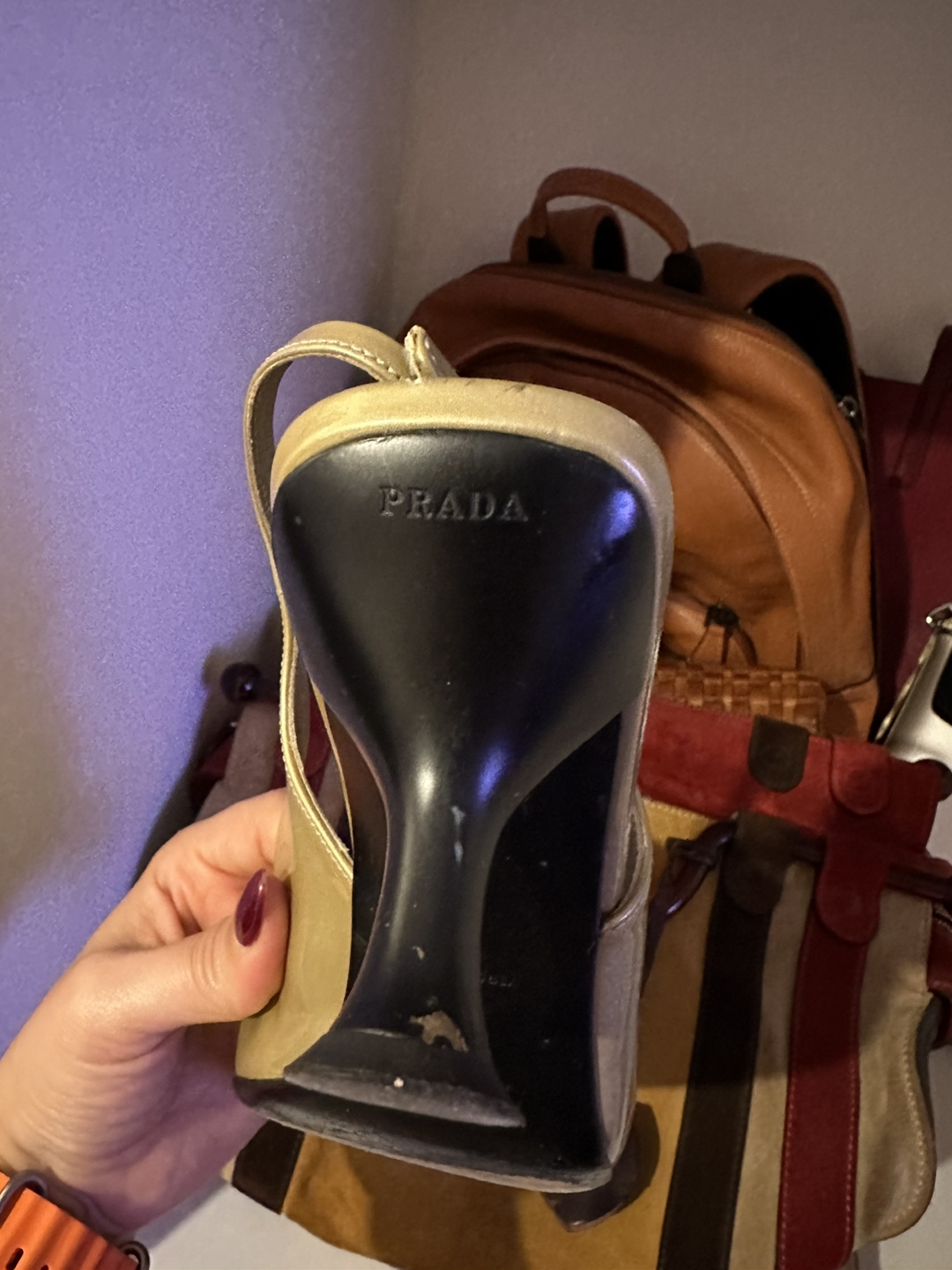 Prada Gold Slingbacks - photo 4
